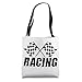 Checkered Black And White Racing Flags Tote Bag
