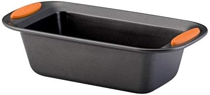 Pemberly Row Nonstick Loaf Pan in Gray and Orange