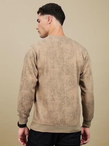 Image of Lux Nitro Men's Premium Fleece Sweatshirt | High Density HD Print | Soft & Warm Winter Wear | Stylish Casual Round Neck Pullover for Daily Use