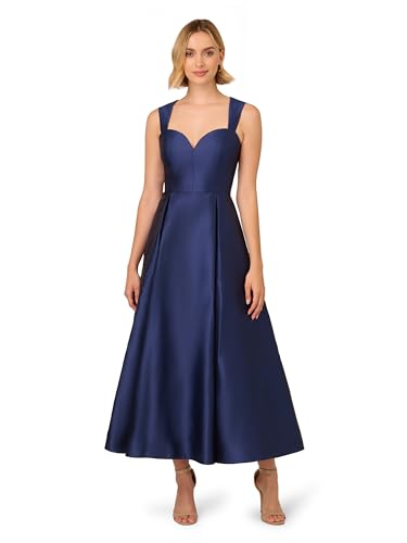 Adrianna Papell Women's Sweetheart Mikado Ankle Dress