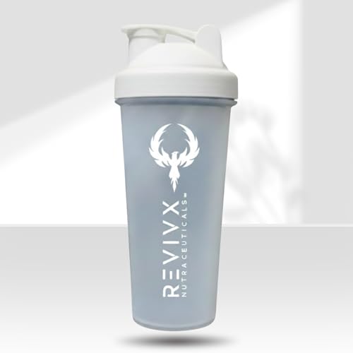 Image of Protein Shaker Bottle 700ml BPA-Free Leakproof Gym Shaker for Daily Fitness (Grey)