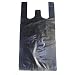 800ct Black Plastic T-shirt Shopping Bags (8x4x15-13mic)