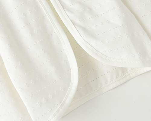 Zhuannian Girls Knit Cardigan Shrug Ruffle Cropped Sweater Dressy Bolero Jacket (Ivory Lace, 7-8Years) #TOP3