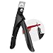 Stainless Steel Artificial Acrylic Fake False Nail Tip Clipper Cutter Trimmer Manicure Pedicure Sharp Rustproof Nail Art Tool, Black