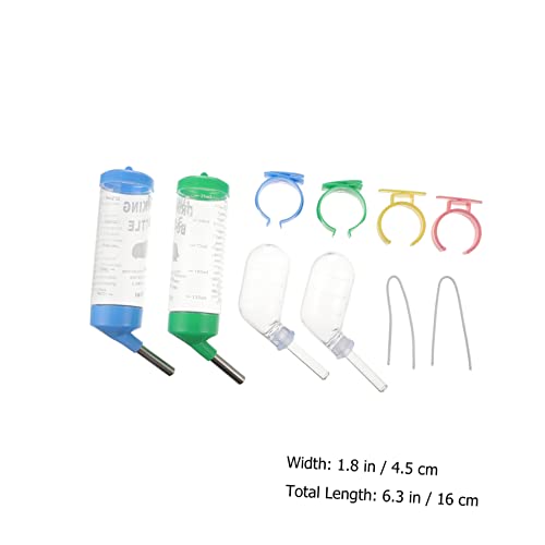 Mipcase 12 Pçs Furão Ouriço Pequeno Pet Gerbil Chinchila Garrafas De Gotejamento Animal Ml/Hamster D