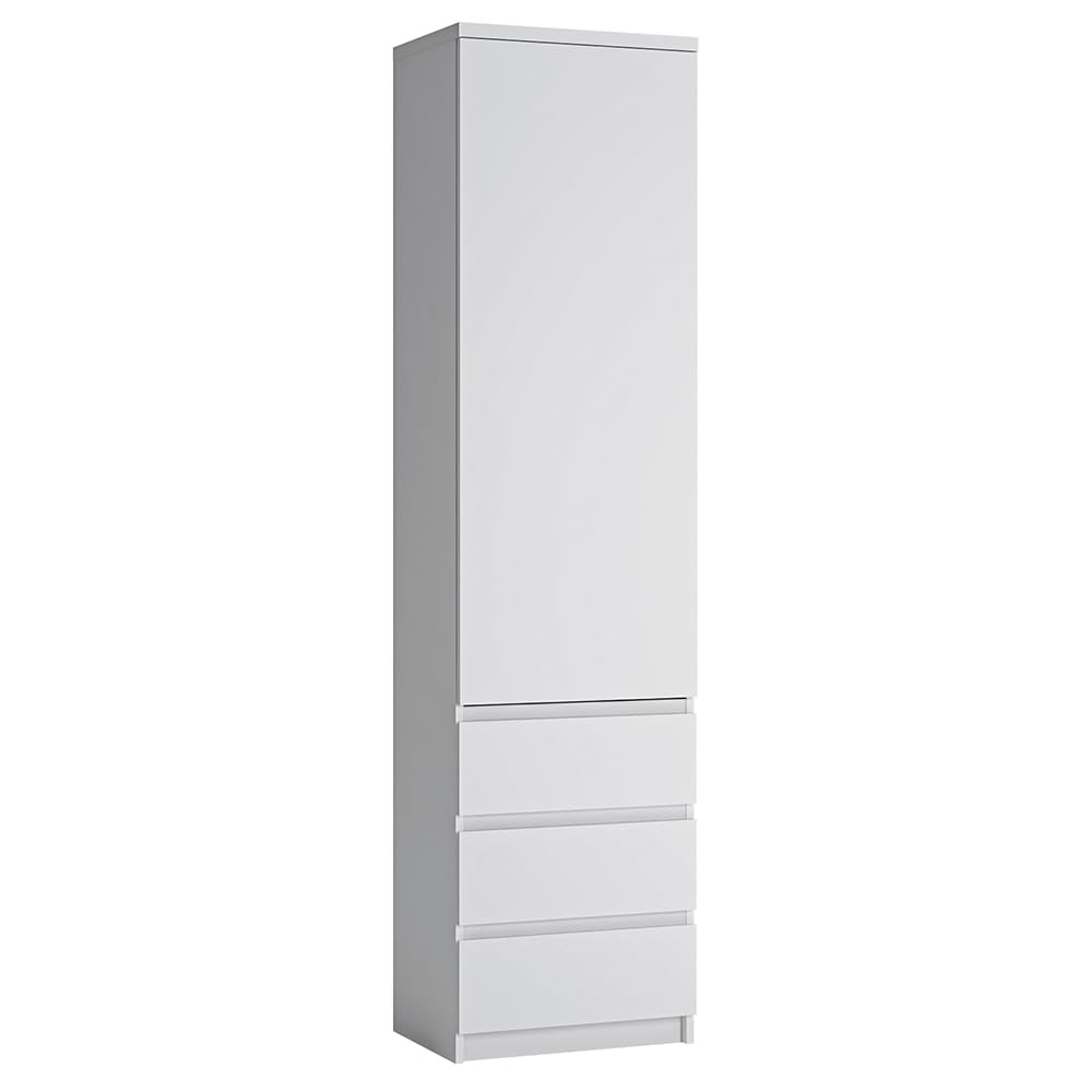 Aktenschrank Regalschrank Schrank in weiß, B/H/T ca. 50,1/200/40 cm