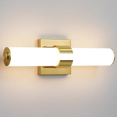 AIJIASI Bathroom Light Fixtures Over Mirror - Vanity Light Fixture Dimmable LED Bathroom Sconce with Acrylic Shade 3000K Vanity Light Bar for Mirror Bedroom Living Room