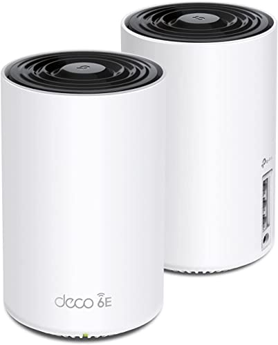 TP-Link Deco AXE5400 Tri-Band WiFi 6E Mesh System (Deco XE75) - Covers up to 5,500 Sq.Ft, Replaces...