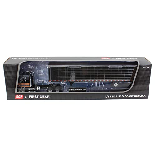 Kenworth K100 Aerodyne Long Frame 1:64 DCP Negro miniatura 5