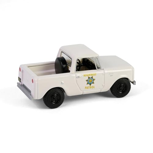 Truck 1/64 1964 Harvester Scout Half Cab California Highway Patrol miniatura 6