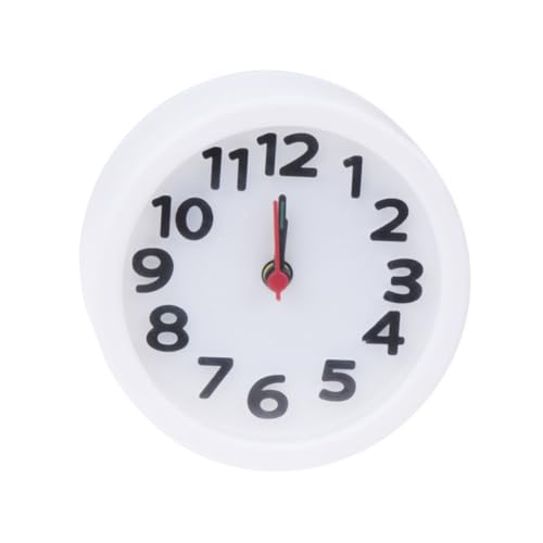 Cabilock Small Clock Hangable Clock Alarm Clock Ring Bell Clock Round Clock