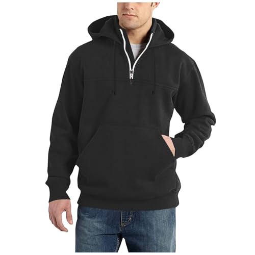GDGTBNH Sudadera con Capucha Hombre Ideas De Regalos Hombre Sudadera con Cremallera Hombre Chaqueta Ofertas Hombre Sudadera Manos Sudadera Negra Capucha Abrigo Calefactable Hombre Negro M