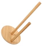 Uonlytech Holz Papierrollenhalter Stehend mit Rutschfester Basis...