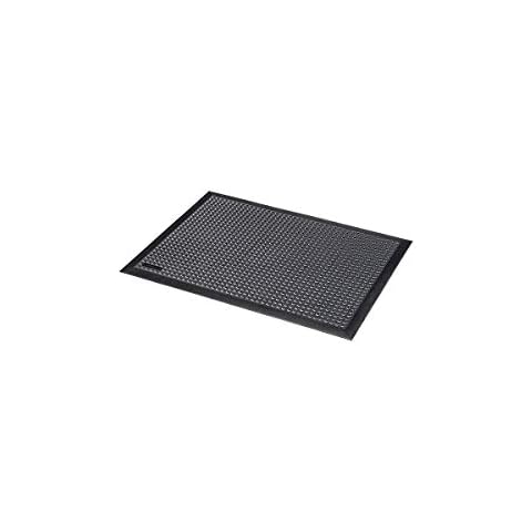 Notrax® 457 Skystep™ ESD ESD Gummimatte mit integrierten Kantenleisten 60cm x 90cm Schwarz Cover