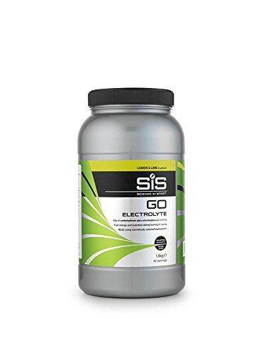 Science in Sport GO Polvo Electrolítico 1,6kg Limón Lima, Vegano - Polvo para bebidas isotónicas, bebida energética para la rápida entrega de electrolitos y carbohidratos.
