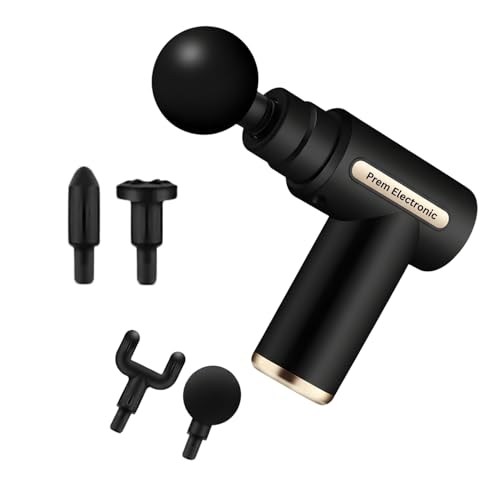 Image of Deep Tissue Massage Gun for Full Body Pain Relief, 6 Speed Levels, Normal & Turbo Modes, 4 Massage Heads, Type-C Charging, Cordless & Quiet Body Massager for Men & Women Mind Relex massage.