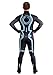 Disney Men's Tron Costume for Adults - Jumpsuit, Removeable Ring & Gloves - Officially Licensed Sci-Fi Attire L