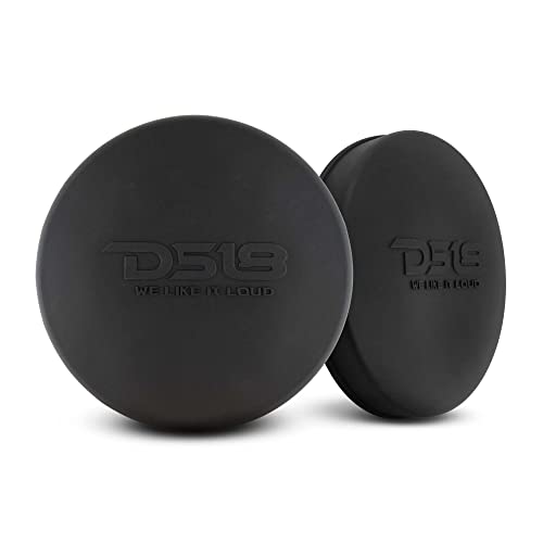 DS18 Hydro CS-6/BK 6.5 Silicone Marine Speaker Cover - Water, Dust and UV Rays Protection - Compatible with Tower Speakers - Great Durability - Special Edition (Pair)
