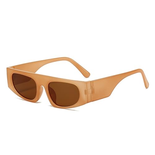 Lunettes de soleil rectangulaires punk vintage pour la conduite et festival