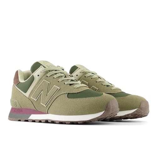 Image of New Balance Unisex 574 V2 Subterra Sneaker,Olive /Bone,Men 10 / Women 11.5