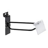Black Slatwall Flip Scan Hooks, 4