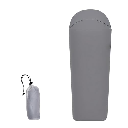 Cranviech 4.5oz Ultralight Washable Sleeping Bag Liner – Compact Travel Sleep Sack for Adults, Lightweight & Washable, Ideal for Backpacking, Camping, Hostels, Hotels (Blue)