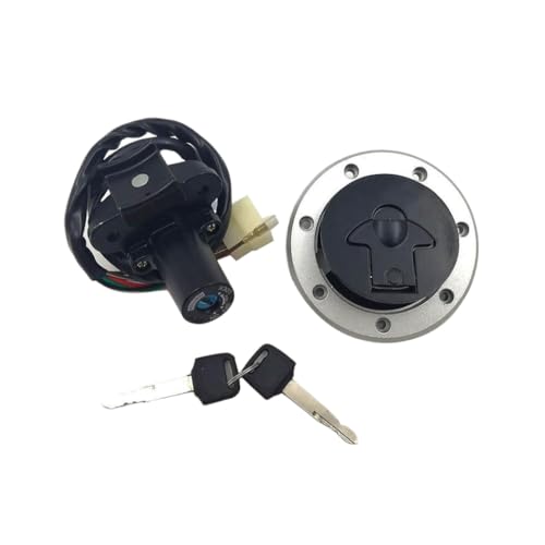 Cerradura de encendido y tapa de tanque para Kawasaki ZX7R ZX9R ZXR400