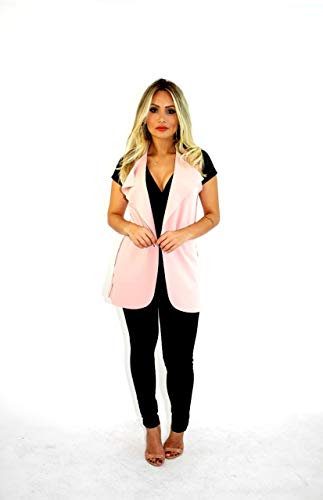 Maxi Colete Feminino de Neoprene (Rosê, M)