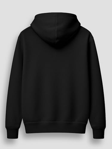Image of Womens Plain Hoodie - Soft Cotton Blend Fleece Sweatshirt with Kangaroo Pocket & Drawstring Hood | Warm, Comfortable Winter Wear for Daily Use, Travel & Casual Outings