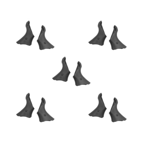 5のセット自転車シフターレバーカバー ロードバイク ブレーキレバーフード 5601 5603 6601用 2個入り ブラック, 黒, 10x6cm