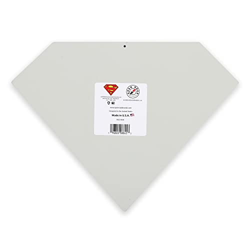 DC Comics Superman Logo Metal Sign - Fun Superman Wall Art for Man Cave, Bedroom or Movie Room