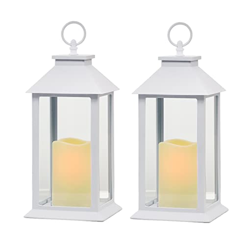 Yonxuleo Hanging Glass Panes Lantern Portable Led...