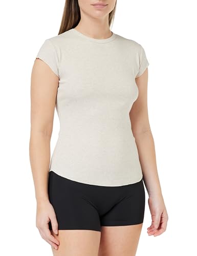 T-Shirt Maillot de Corps Femme Sloggi Go Ribbed en Coton Côtelé
