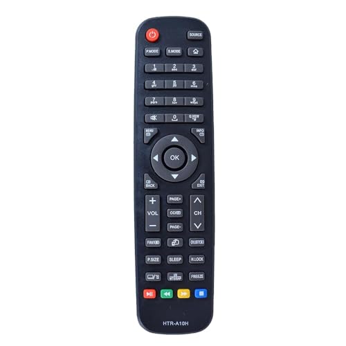 Image of BLACKSHEEP LED 411 HTR-A10H Replacement Remote Control for Haier Smart Share LED TV LE43B9200WB LE32B9500WB LE32B9200WB LE32K6000B LE40K6000B- Black