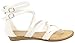 Blowfish Malibu Women's Bungalow White Wedge Sandal 7 M US