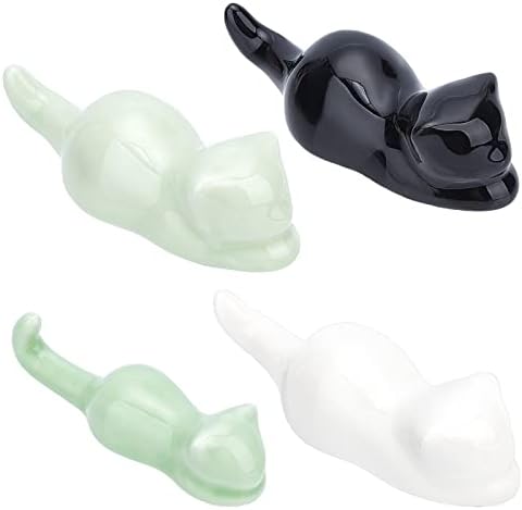 MUELODSIC 2 Stück Keramik Besteckhalter - Stäbchenablage Für Essstäbchen, Löffel & Gabel - Spülmaschinenfest