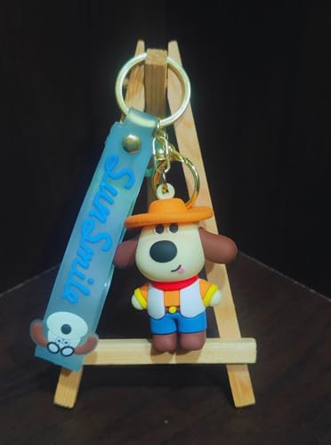 Image of Cute 3D Keychain | Keyring & Quirky Bag Charm | Hard Silicone, Unbreakable | Travel Essential | Kids Friendly | Strap & Bag Hook