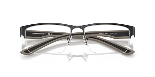 Image of Emporio Armani mens Ea1182 Rectangular Prescription Eyewear Frames