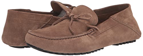 Image of BOSS Women's Suede Slip-on Moccasins with Top Bow Detail