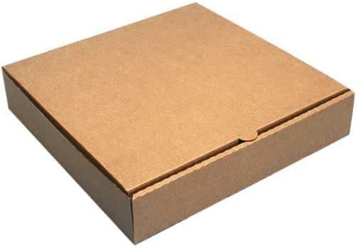 Pizza Style Takeaway Postal Box Vinyl LP Shipping Mailing Carton (Brown) (18")