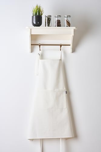 Image of Uni Plain Apron Title - 100% Cotton Kitchen Apron For Women & Men | Uni Plain, (28 inch X32 inch) | Durable Apron with Spacious Pocket - Perfect Kitchen Set for Home or Professional Use