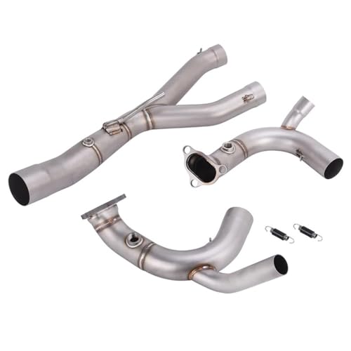 Silencieux d'échappement moto R1250RT tube avant inox haute résistance