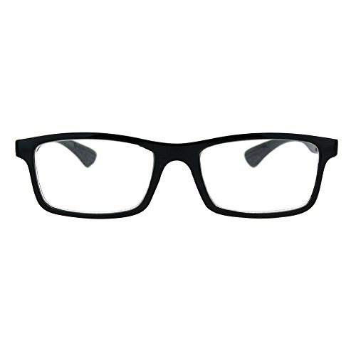 Magnified Reading Glasses Classic Plastic Rectangular Frame Unisex2