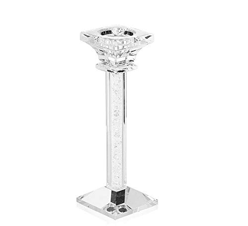 Bougeoir en cristal OTTAVIANI fini les tables ternes grâce aux éclats de strass monochromes
