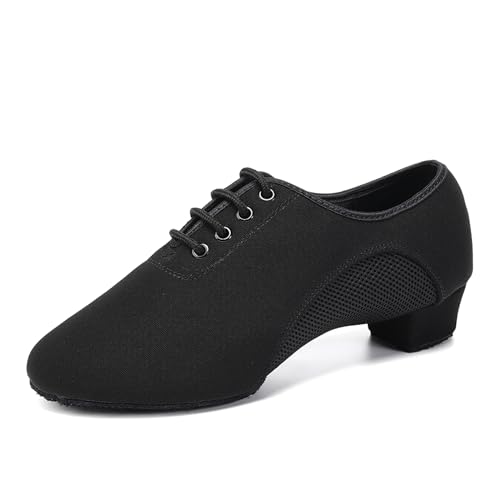 SWDZM Men&Women Ballroom Dance Shoes Closed Toe Latin Salsa Practice Dancer Modern Performance Dancing Shoes