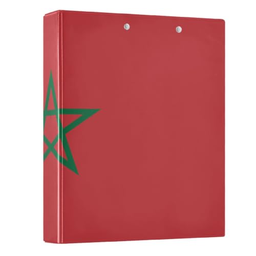Classeur 3,8 cm anneaux D Peystean rigide avec porte-bloc Maroc x2