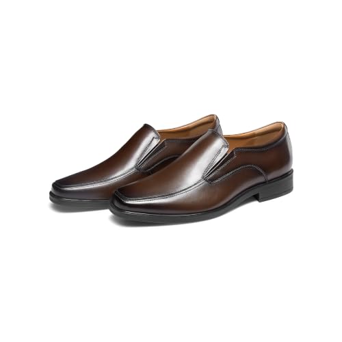 Image of GIFENNSE Mens Loafers Leather Slip-on Dress Shoes