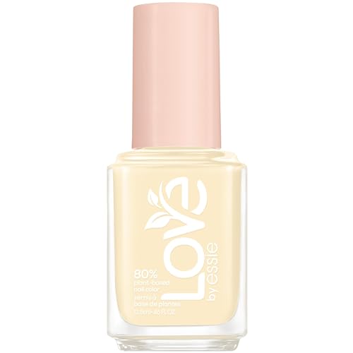 essie langanhaltender Nagellack mit cremigem Finish, Kurze Trocknungszeit und weniger Absplitterungen, Vegane Formel, LOVE by essie, Farbe: Nr. 230 on the brighter side, Hellgelb, 1 x 13,5 ml