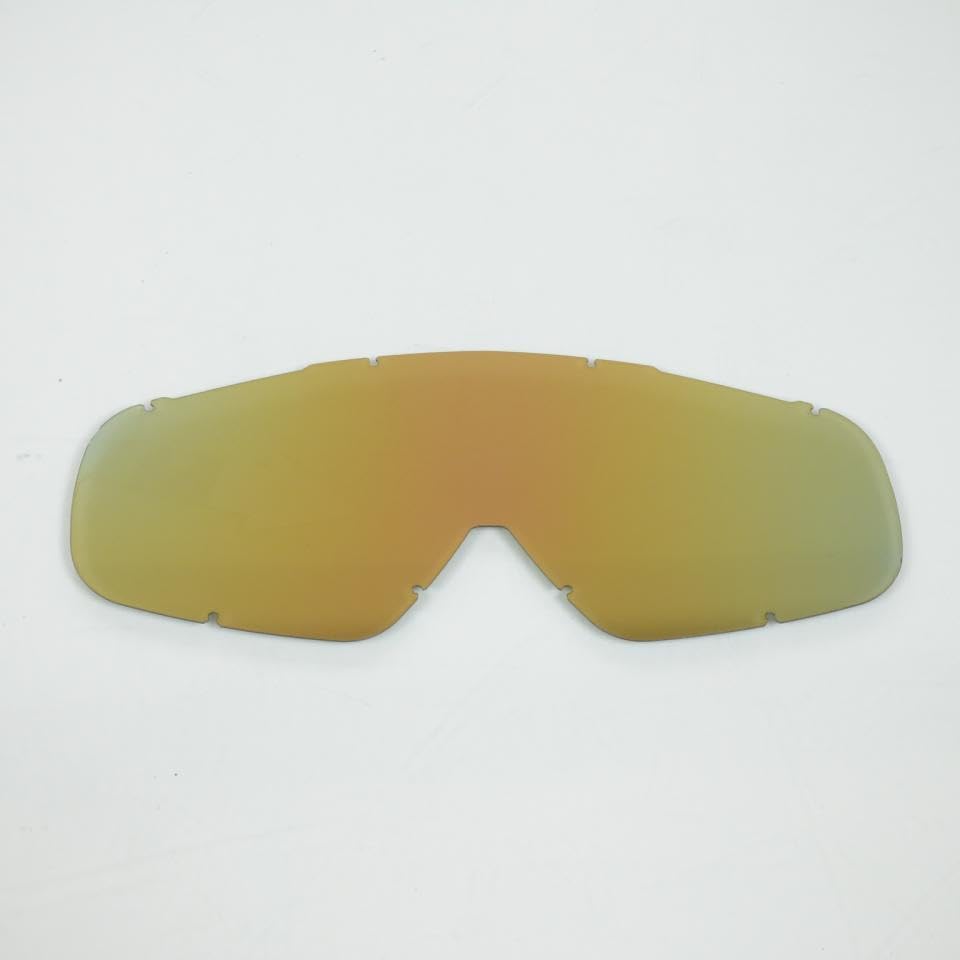 Gafas cross Doppler blanco amarillo con mascarilla protectora 2