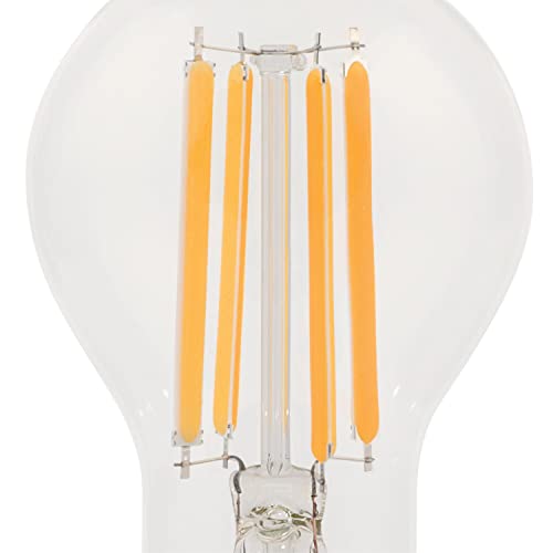 Image of Westinghouse 5255000 10 Watt (100 Watt Equivalent) A19 Dimmable Clear Filament LED Light Bulb, Medium Base